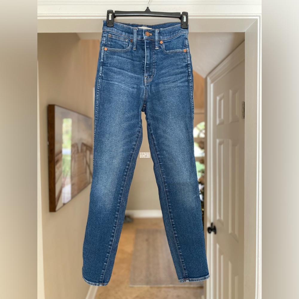 Madewell 10" high rise skinny jeans size 26